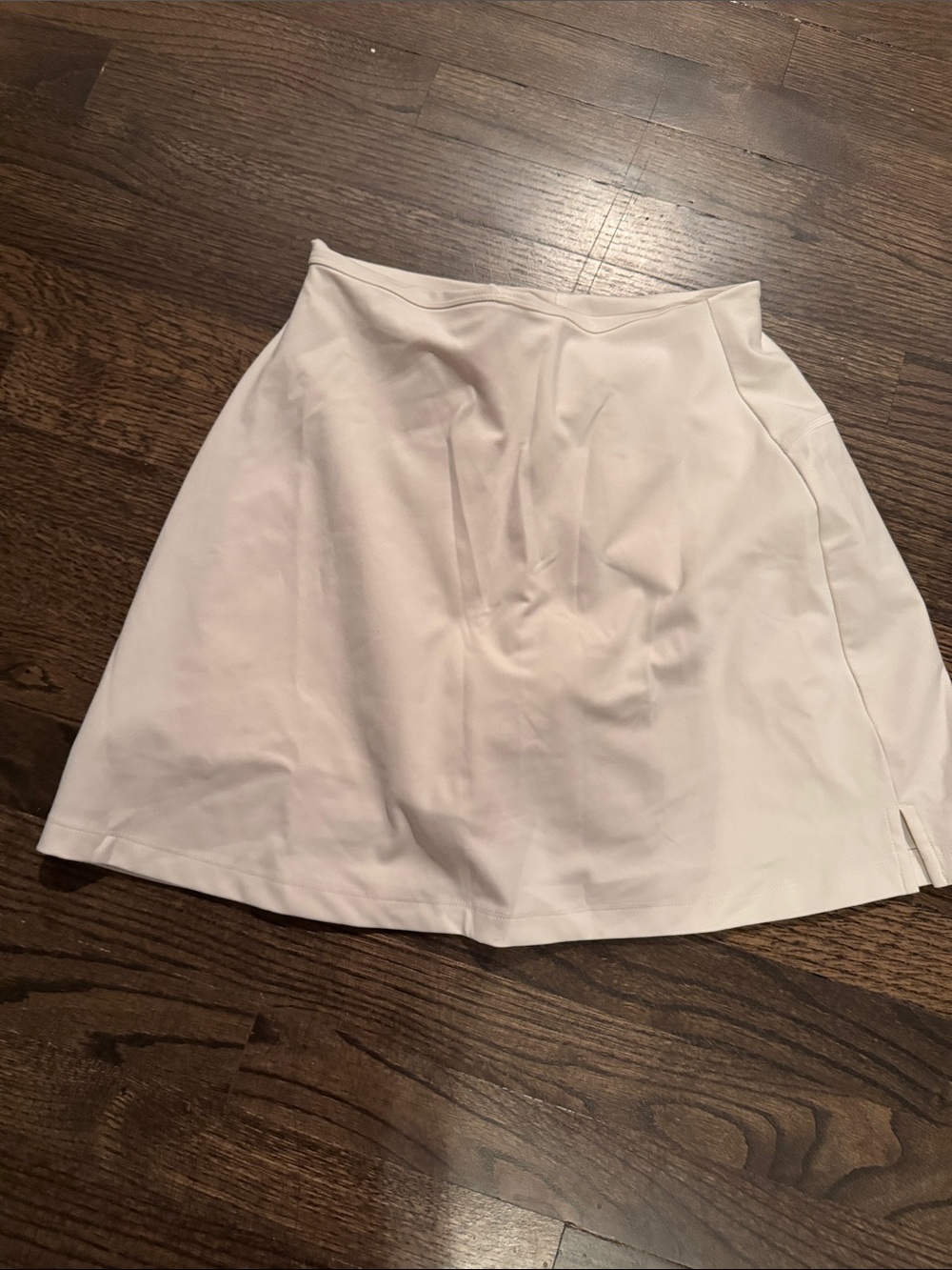 girlfriend collective white skirt